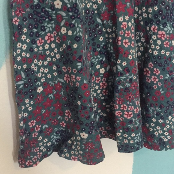 Girls size 5 / 6 floral casual short sleeve dress - Picture 12 of 14